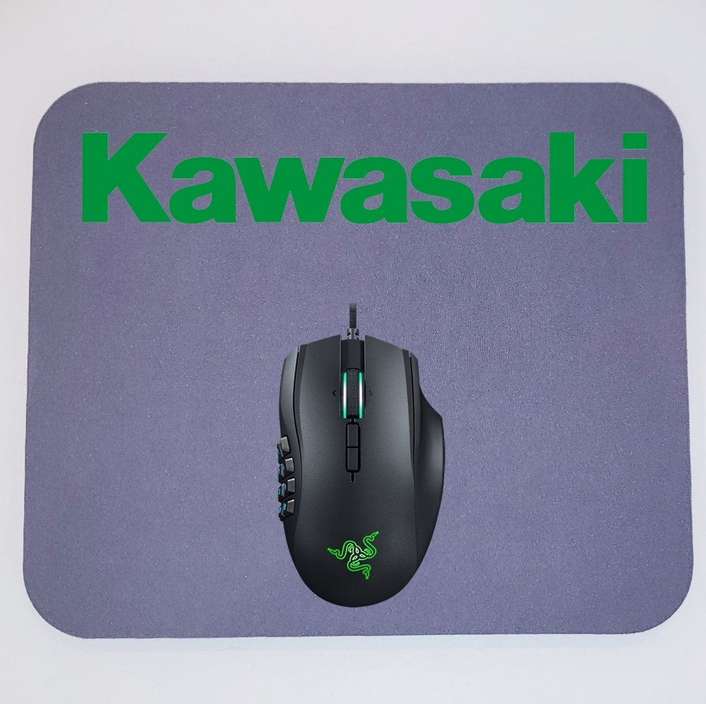 Kawasaki mouse pad office mouse pad biker pad
